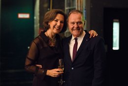 Der ehemalige Kunst- und Wissenschaftsminister Wolfgang Heubisch mit seiner Frau Kristina Kalb-Heubisch